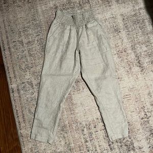 Emme mama linen maternity pants size M